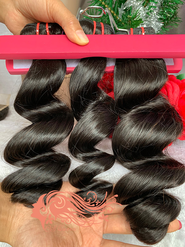 Csqueen Mink hair Loose Wave Hair 16 Bundles Virgin Human Hair - Click Image to Close